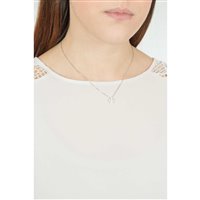 Necklace Amen Woman Angeli in Silver Zirconia CLPA - CLPA